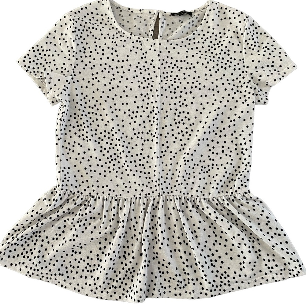 Small peplum blouse